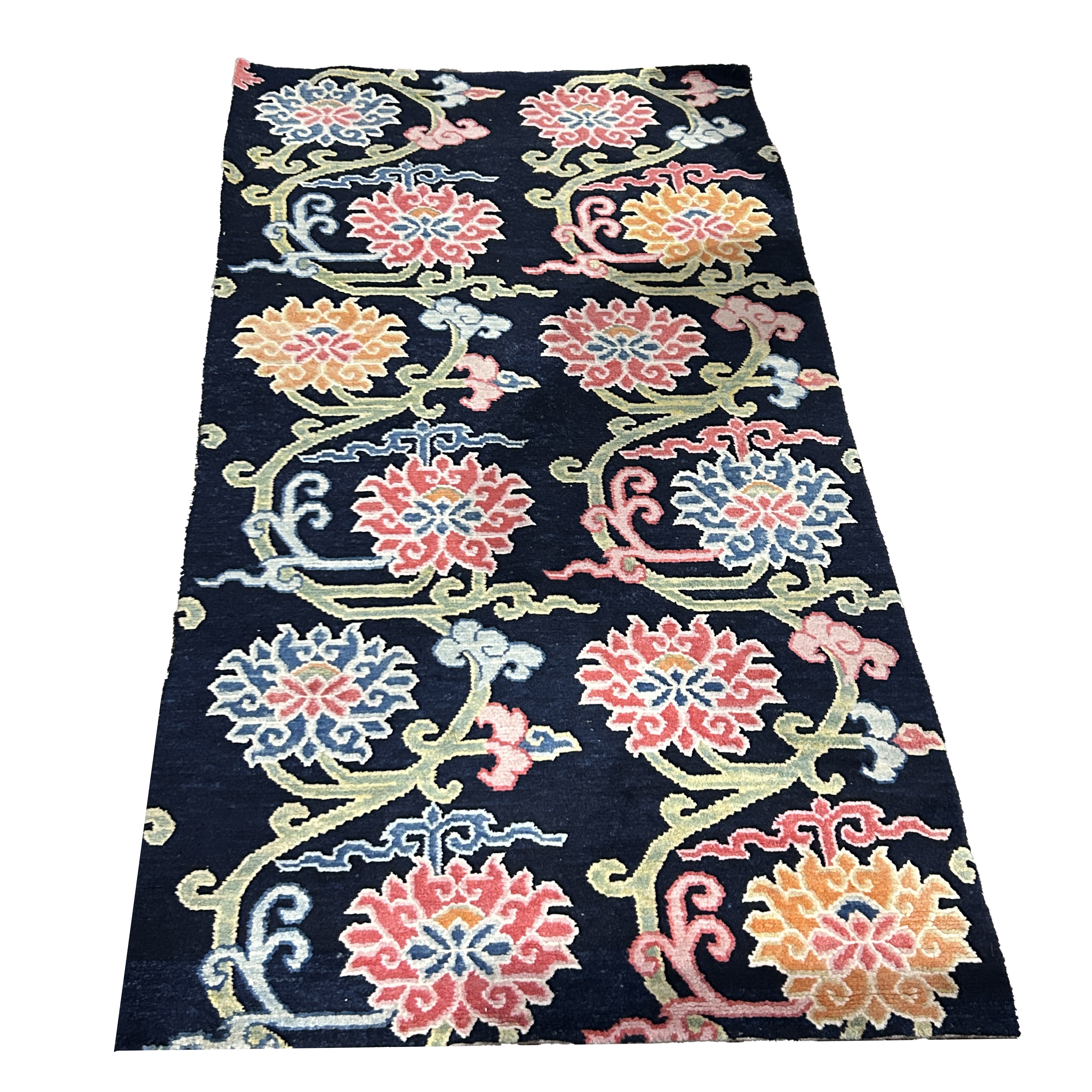 AN ANTIQUE TIBETAN CARPET An
