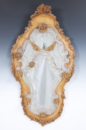 An Antique Venetian Giltwood F