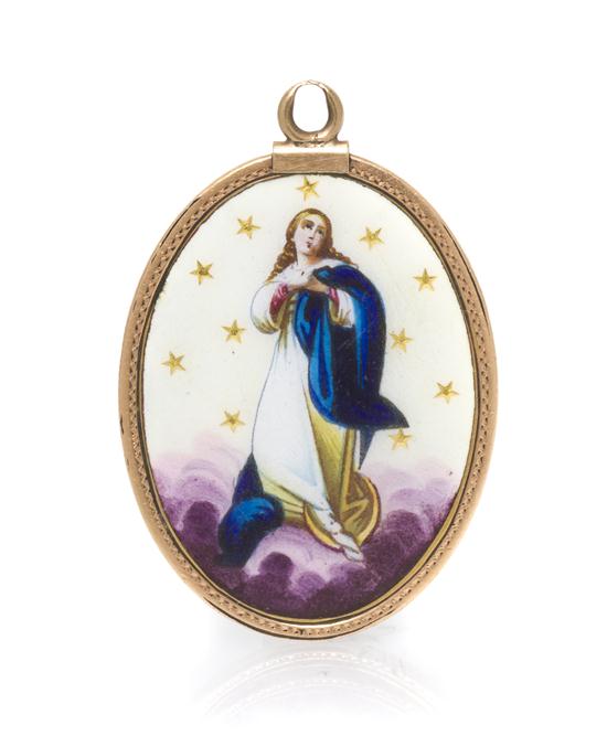 An Antique Yellow Gold and
