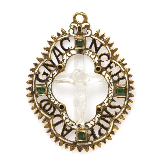 An Antique Yellow Gold Emerald