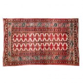 An antique Yomut Turkmen rug,