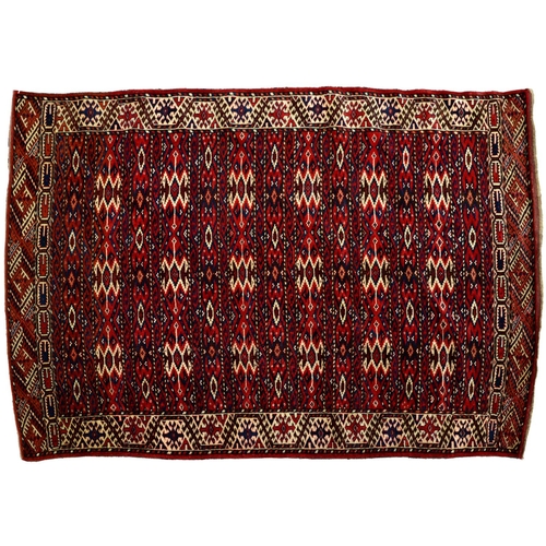 An Antique Yomut Turkmen rug,