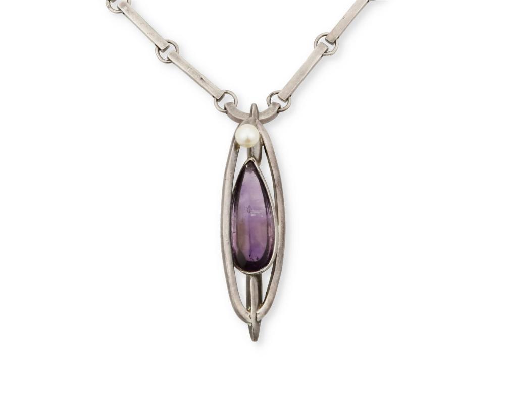 AN ANTONIA PINEDA SILVER, AMETHYST,