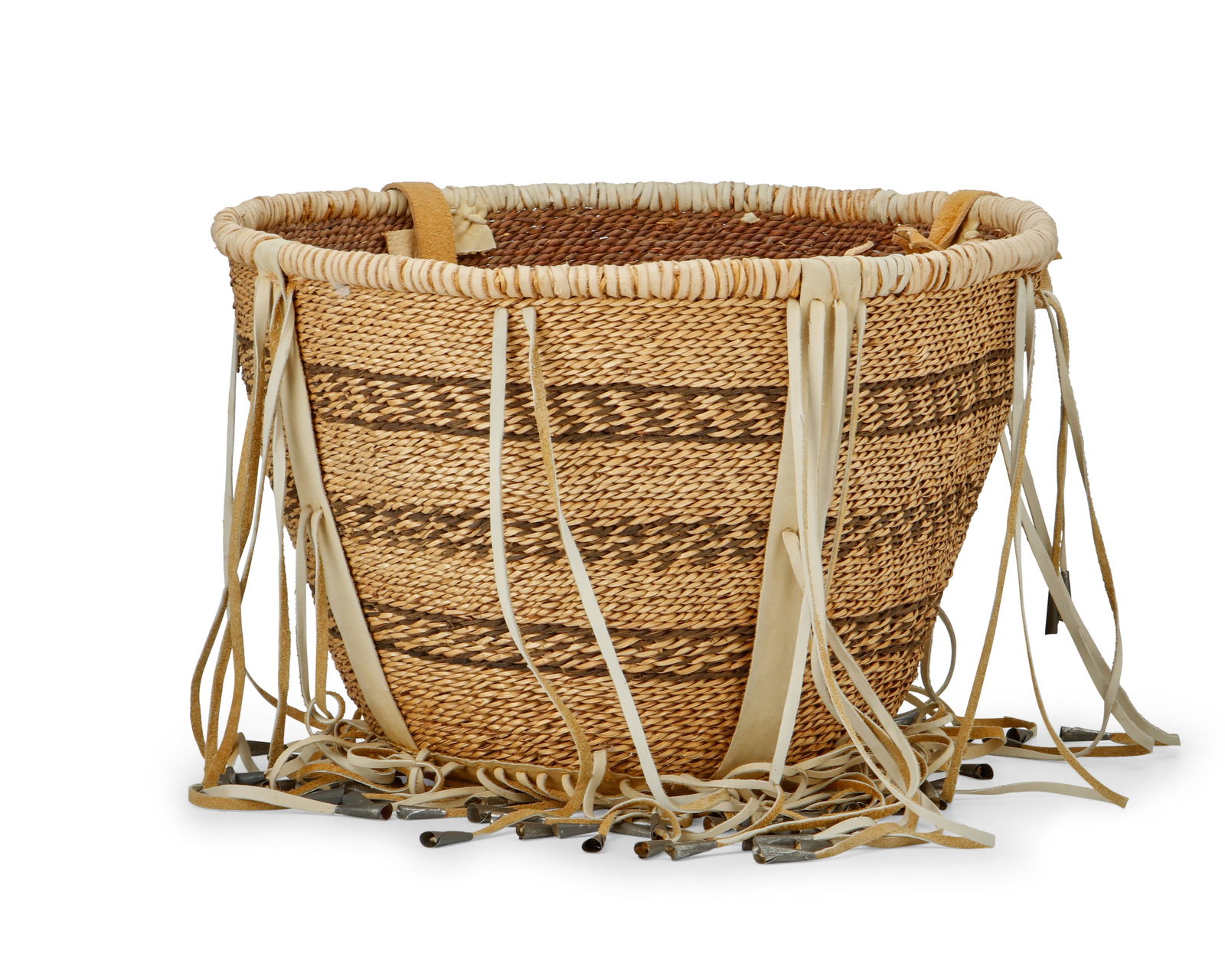 AN APACHE BURDEN BASKETAn Apache