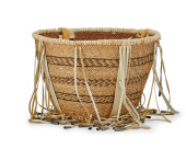 AN APACHE BURDEN BASKET<br>An