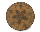 AN APACHE PICTORIAL BASKETAn A