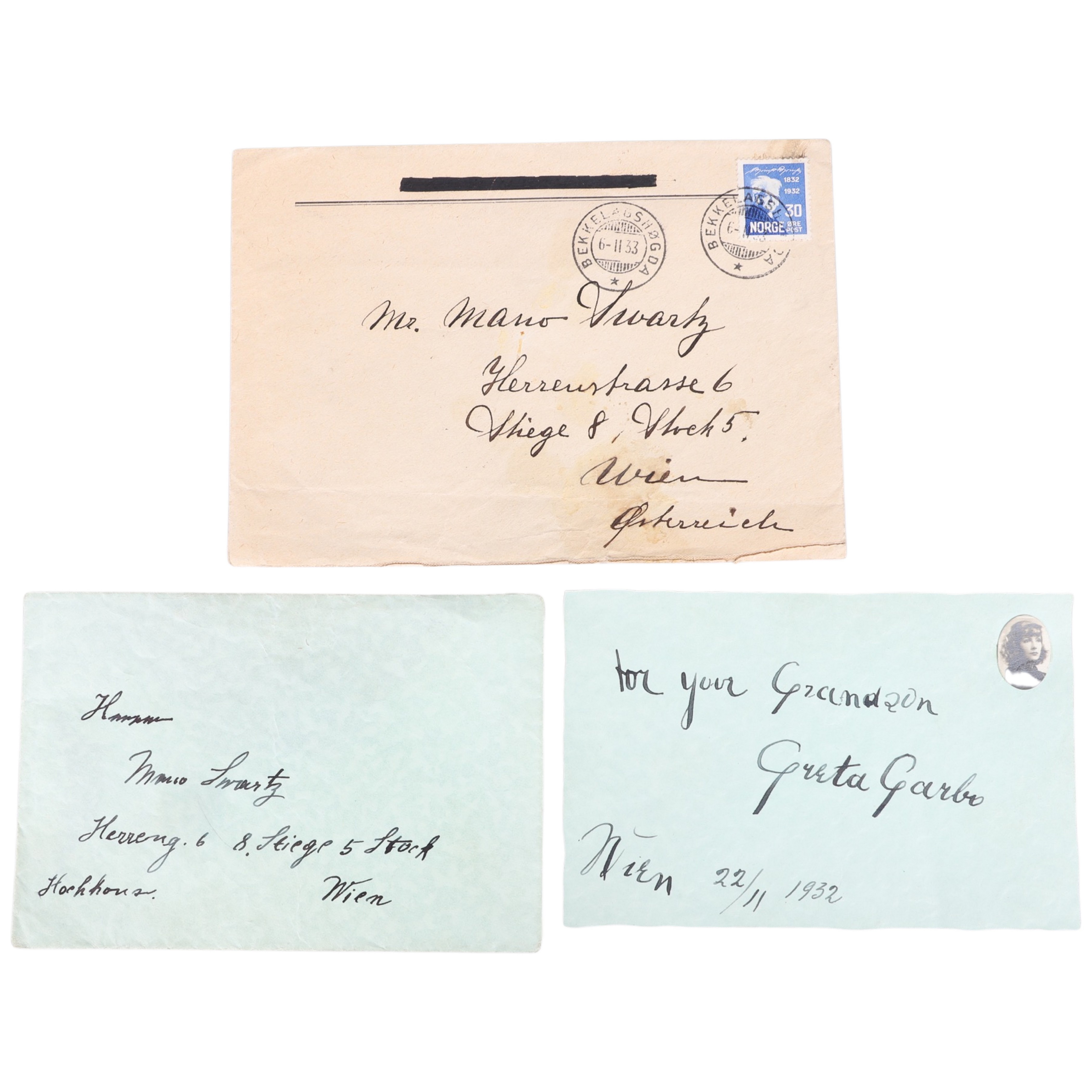An apparent autograph of Greta