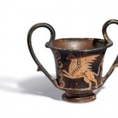 An Apulian Red-Figured Kanthar