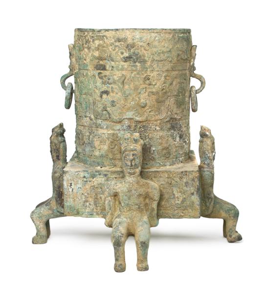 An Archaistic Bronze Vessel of