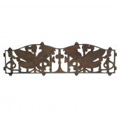 AN ARCHITECTURAL CAST IRON GRI