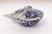 An Arita blue and white sencha