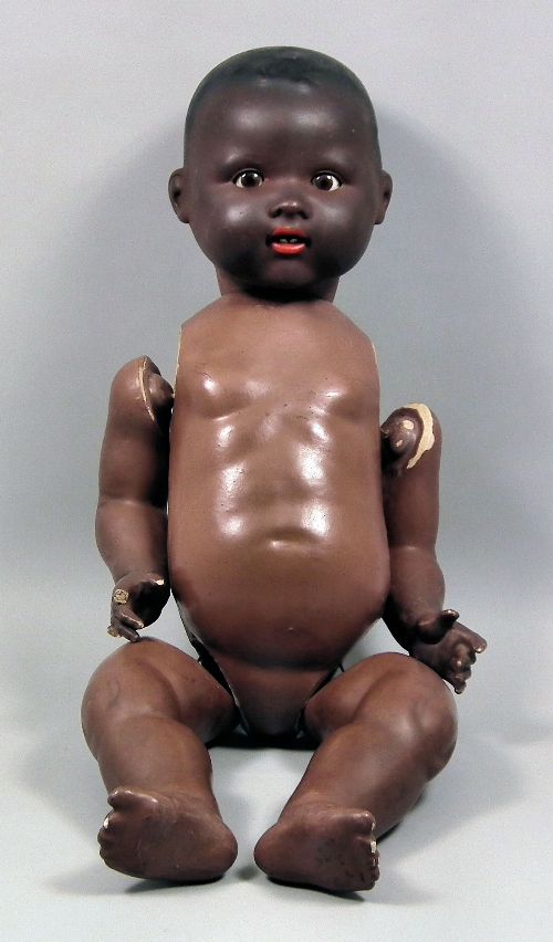 An Armand Marseille bisque headed