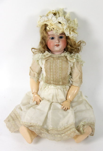 An Armand Marseille bisque headed