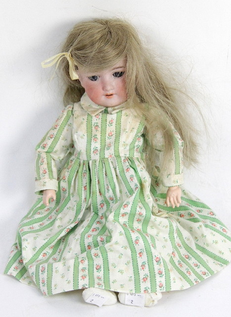 An Armand Marseille bisque headed