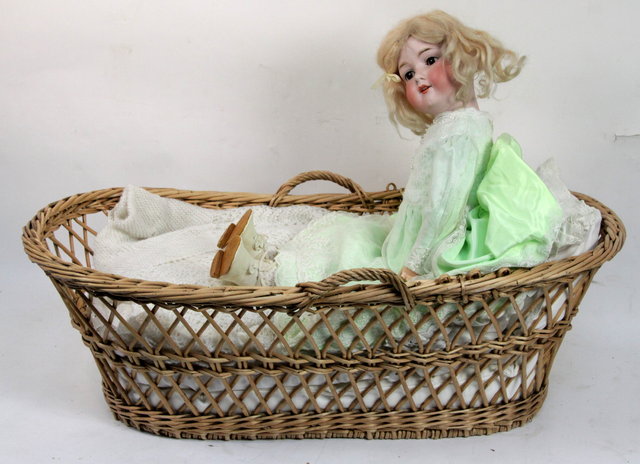 An Armand Marseille bisque headed