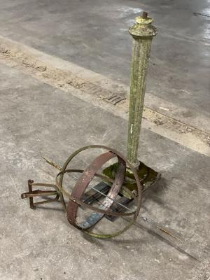 An armillary sphere on a