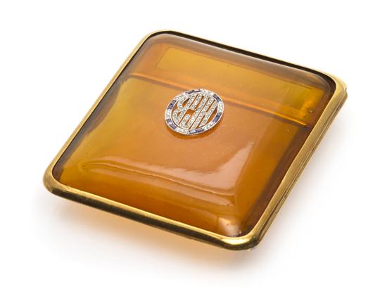 *An Art Deco 18 Karat Yellow Gold
