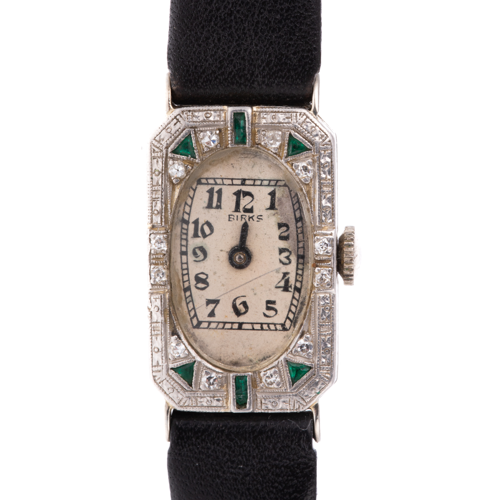 AN ART DECO 18K & PLATINUM