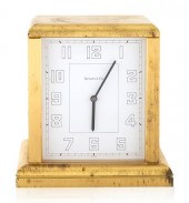 AN ART DECO BRASS TIFFANY & CO