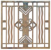 AN ART DECO BRONZE ARCHITECTUR