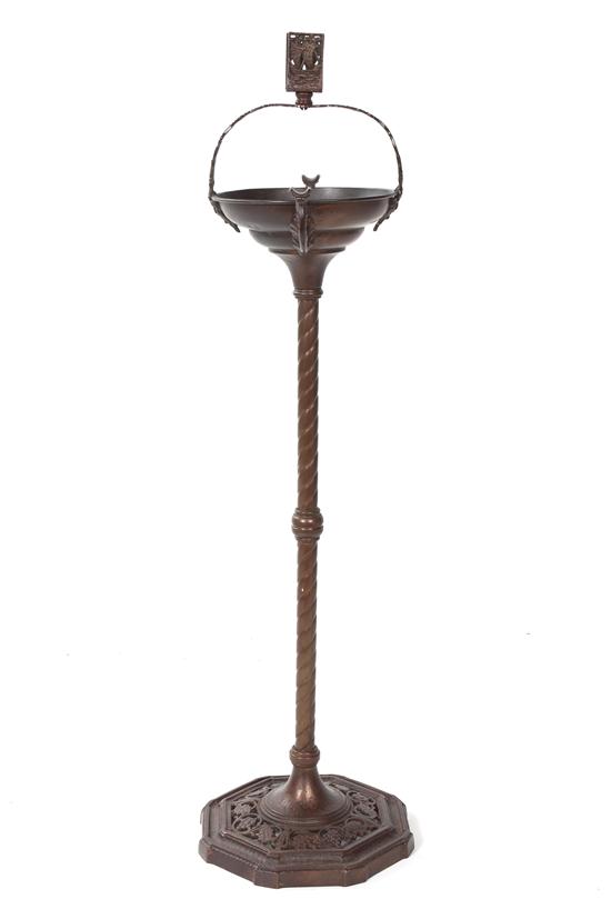 An Art Deco Cast Metal Smoking