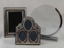 An Art Deco circular rimless