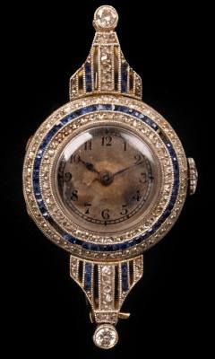 An Art Deco cocktail watch