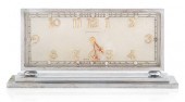 AN ART DECO DESK CLOCK, CONCOR