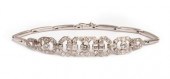 An Art Deco diamond bracelet,