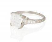 AN ART DECO DIAMOND RINGAn Art