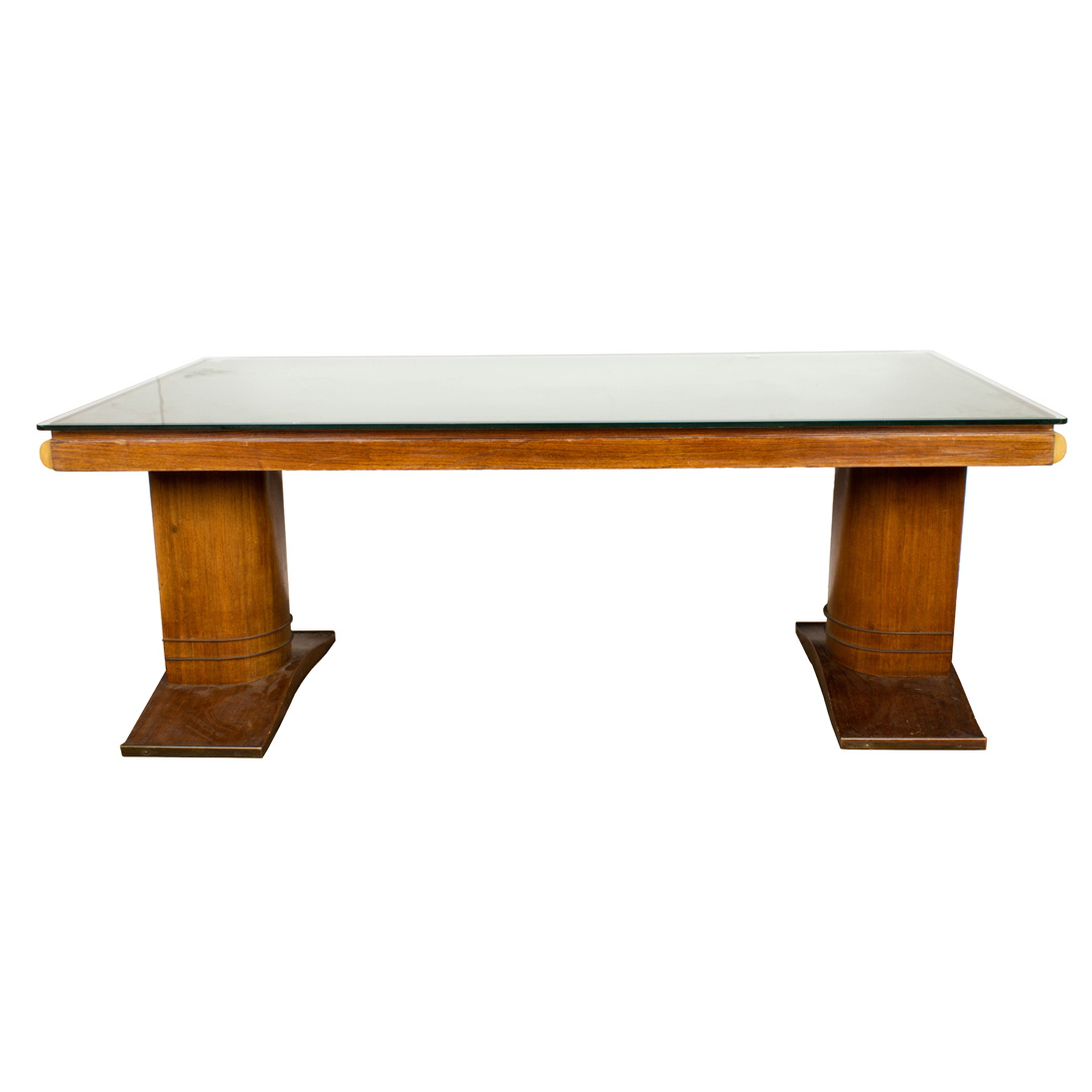 AN ART DECO DINING TABLE CIRCA 1940