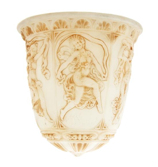 An Art Deco Molded and Frosted