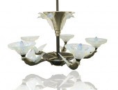 AN ART DECO OPALESCENT GLASS '