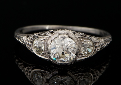 An Art Deco Platinum and Diamond