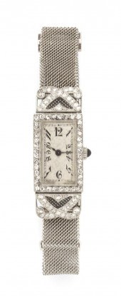 *An Art Deco Platinum and Diam