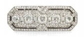An Art Deco Platinum Diamond a