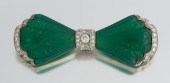 An Art Deco Platinum Dyed Chal