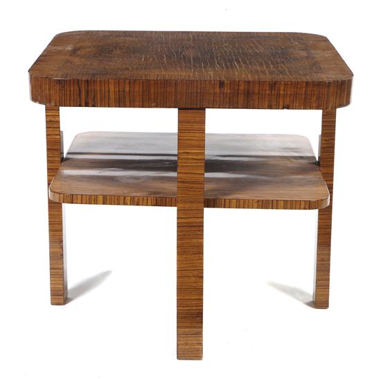 An Art Deco Rosewood Occasional