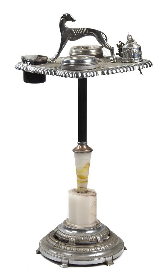 An Art Deco Smoking Stand having