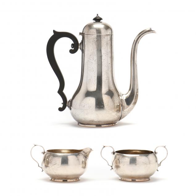 AN ART DECO STERLING SILVER