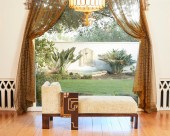 AN ART DECO-STYLE CHAISE LOUNG