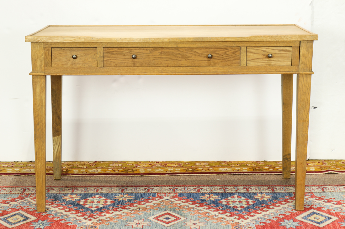AN ART DECO STYLE LIMED OAK