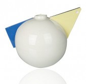 AN ART DECO STYLE PORCELAIN VA