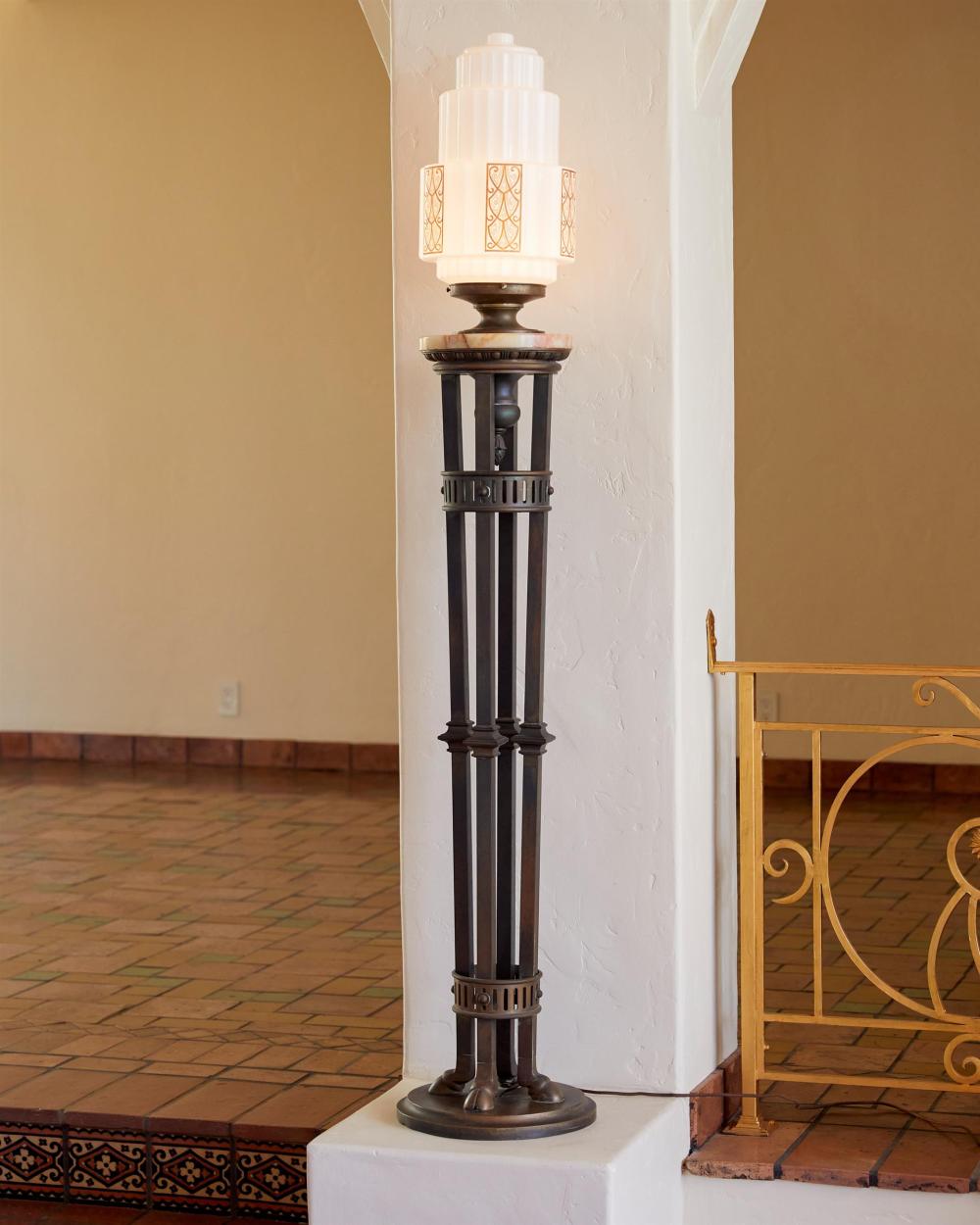 AN ART DECO-STYLE TORCHIèREAn Art