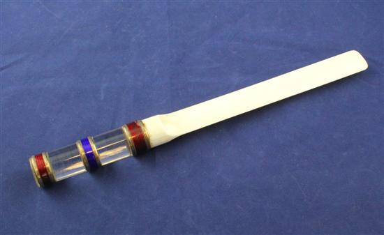 An Art Deco three coloured