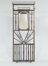 An Art Deco Wrought Iron Hall