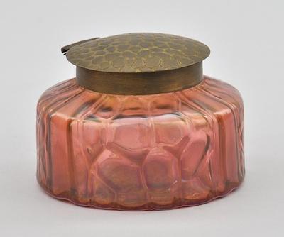 An Art Glass Inkwell Most