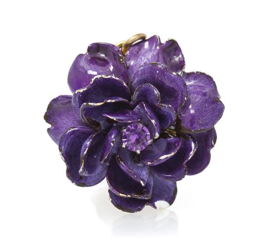 An Art Nouveau 18 Karat Yellow Gold