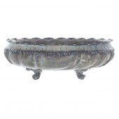 AN ART NOUVEAU .900 SILVER CEN