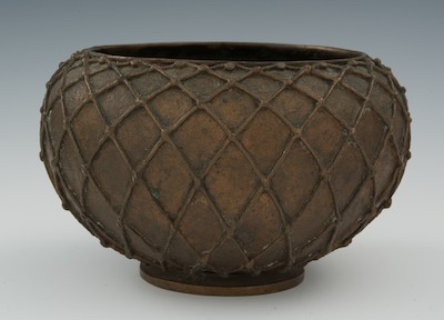 An Art Nouveau Bronze Vase Made